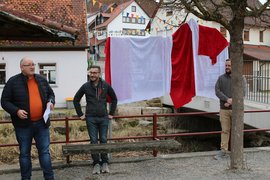 Einweihung der Festjahrestafel