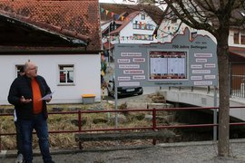 Einweihung der Festjahrestafel