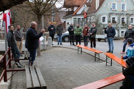 Einweihung der Festjahrestafel